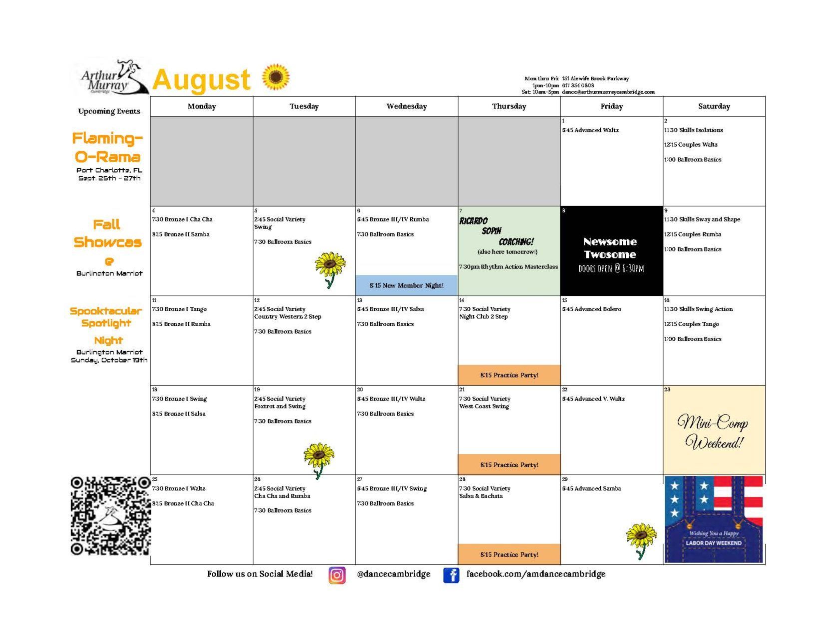 Cambridge - August 2025 Calendar