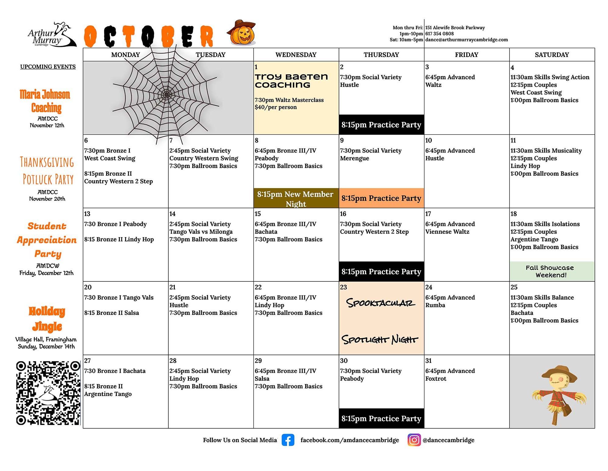 October 2025 Cambridge Calendar