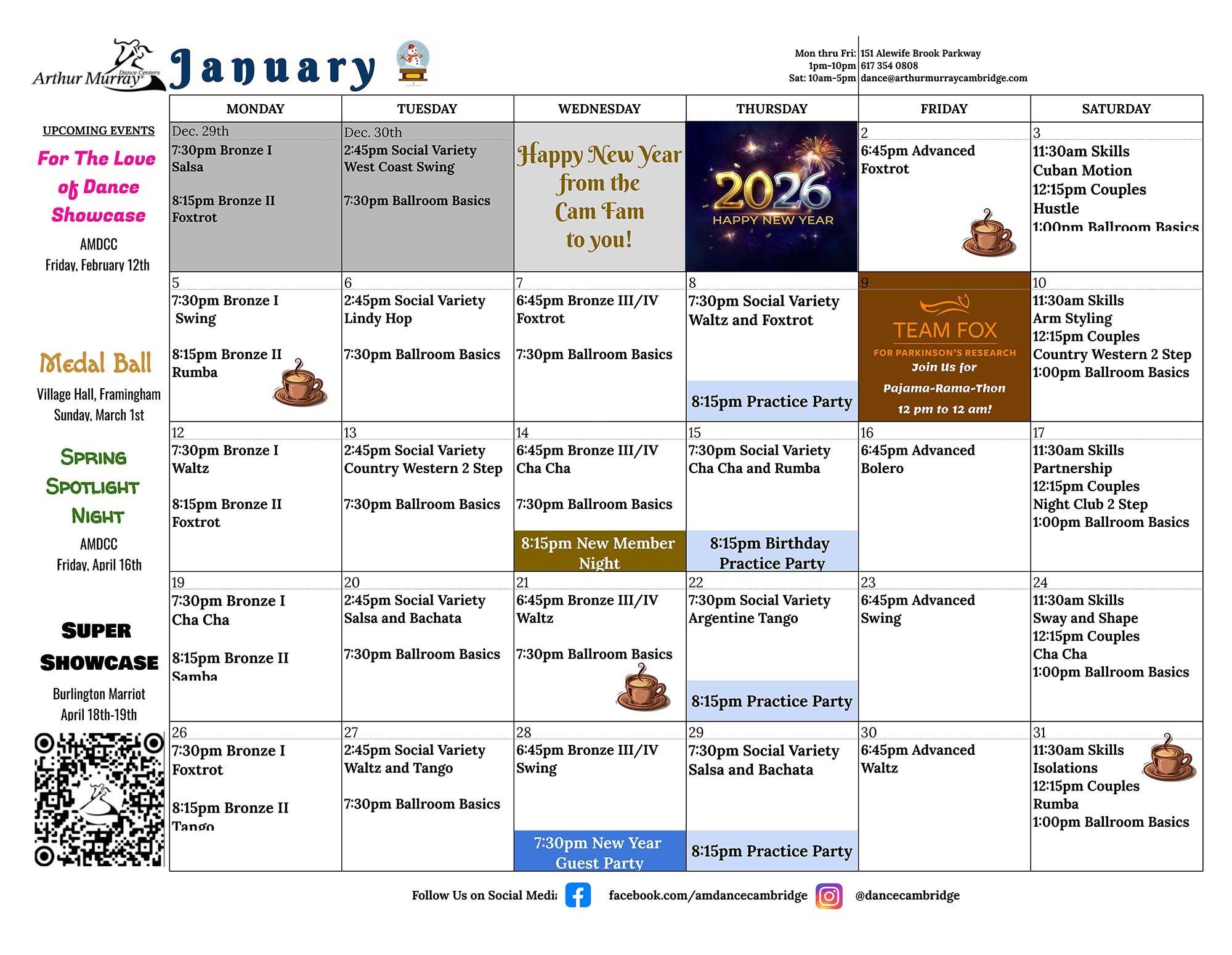 Cambridge January 2026